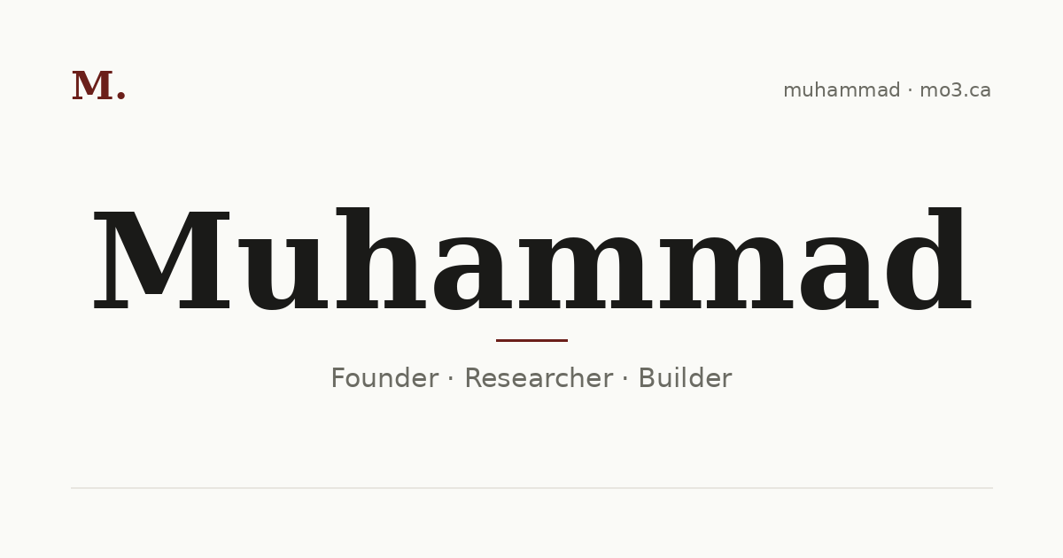 Muhammd U Muhammad